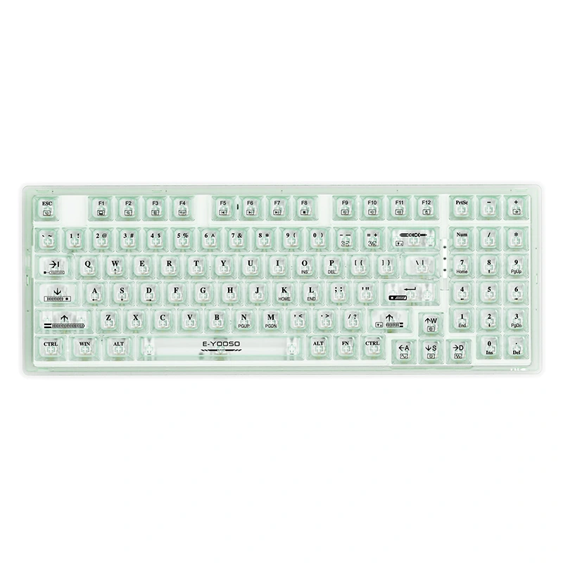 Cur Elige 94 Claves Mechanica Gaming Keyboard Wired ad Precisionem Ludus et Productivity?